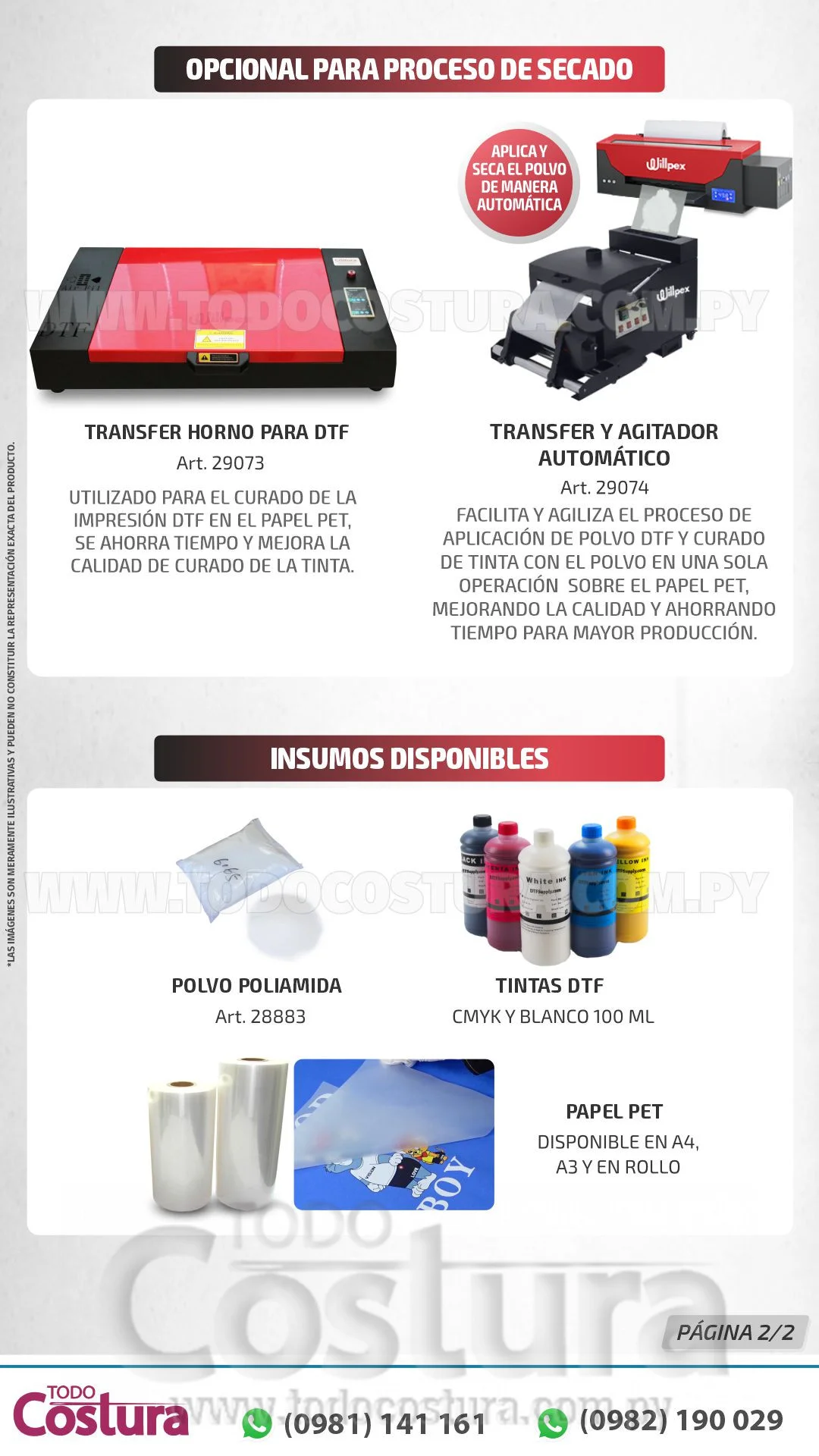 IMPRESORA DTF PROFESIONAL (A3) WILLPEX WP-1390-2